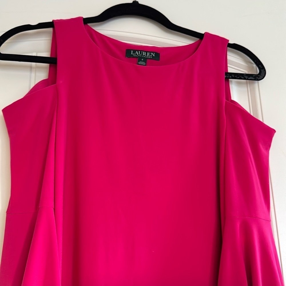 Lauren Ralph Lauren Hot Pink Dress 2 - Picture 3 of 5